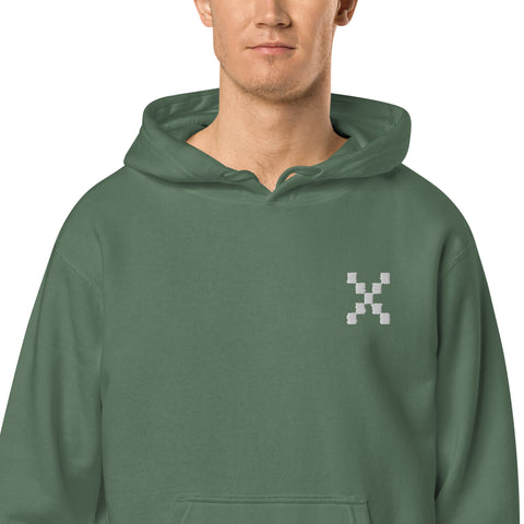 Teesafrique Sustainable Brushstroke Graphic Unisex pigment-dyed hoodie