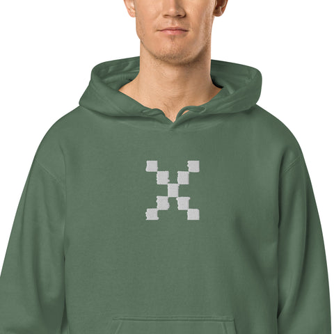 Teesafrique Sustainable Brushstroke Graphic Unisex pigment-dyed hoodie