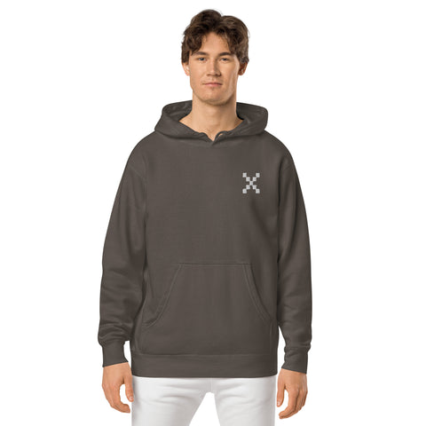 Teesafrique Sustainable Brushstroke Graphic Unisex pigment-dyed hoodie