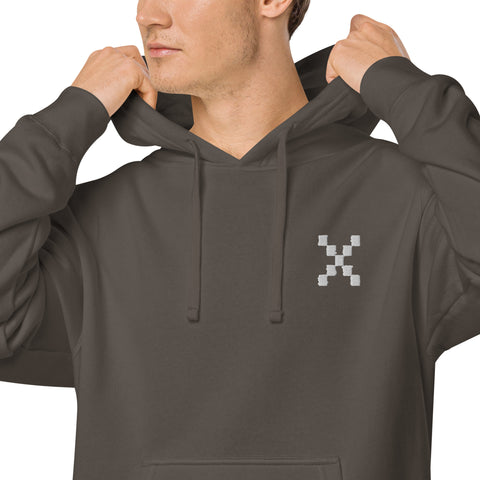 Teesafrique Sustainable Brushstroke Graphic Unisex pigment-dyed hoodie
