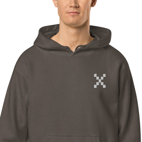 Teesafrique Sustainable Brushstroke Graphic Unisex pigment-dyed hoodie