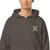 Teesafrique Sustainable Brushstroke Graphic Unisex pigment-dyed hoodie