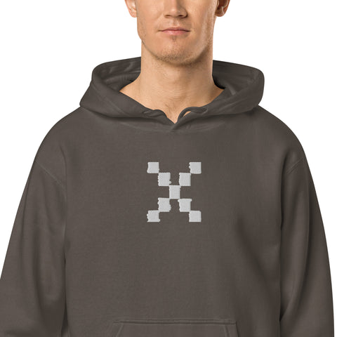 Teesafrique Sustainable Brushstroke Graphic Unisex pigment-dyed hoodie