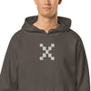 Teesafrique Sustainable Brushstroke Graphic Unisex pigment-dyed hoodie