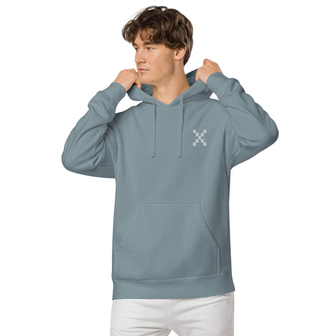 Teesafrique Sustainable Brushstroke Graphic Unisex pigment-dyed hoodie