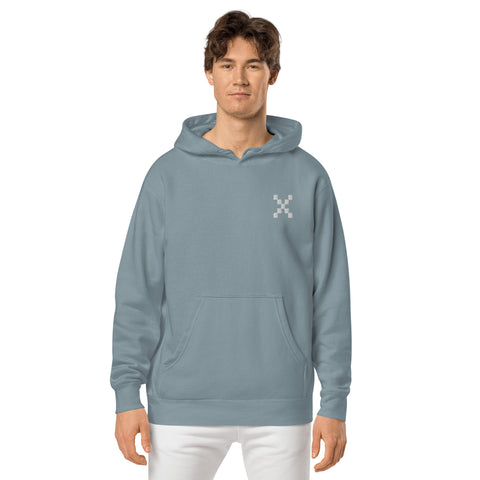Teesafrique Sustainable Brushstroke Graphic Unisex pigment-dyed hoodie