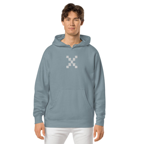Teesafrique Sustainable Brushstroke Graphic Unisex pigment-dyed hoodie