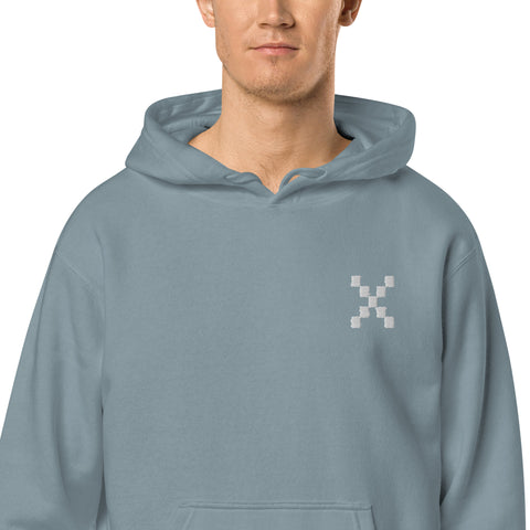 Teesafrique Sustainable Brushstroke Graphic Unisex pigment-dyed hoodie