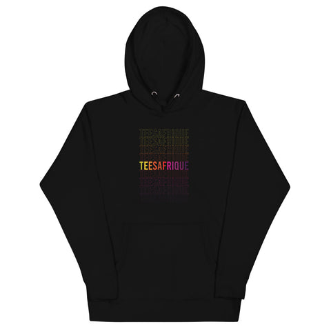 Teesafrique Rainbow Graphic Print hoodie with kangooroo pockets
