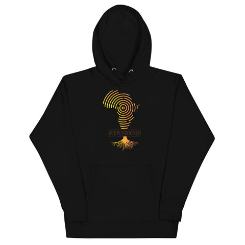 Teesafrique Deeply Rooted Print Men's Hoodie
