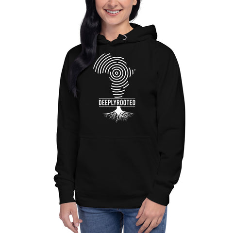 Teesafrique Deeply Rooted Print Women's Hoodie