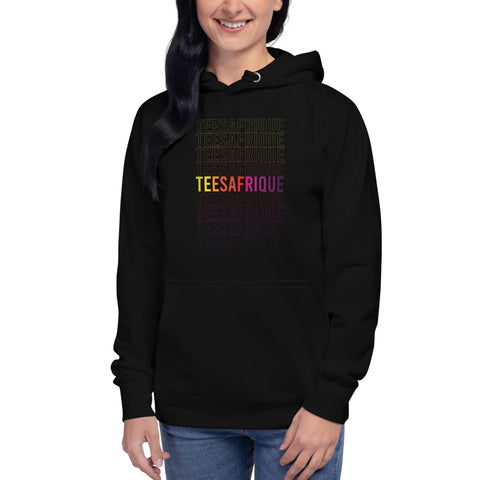 Teesafrique Graphic Rainbow Print Women's Hoodie