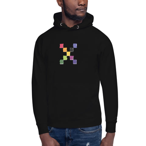 Teesafrique Sustainable Brushstroke Unisex Graphic Print Hoodie