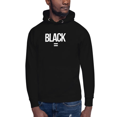 Teesafrique Sustainable Black Is Statement Unisex Hoodie