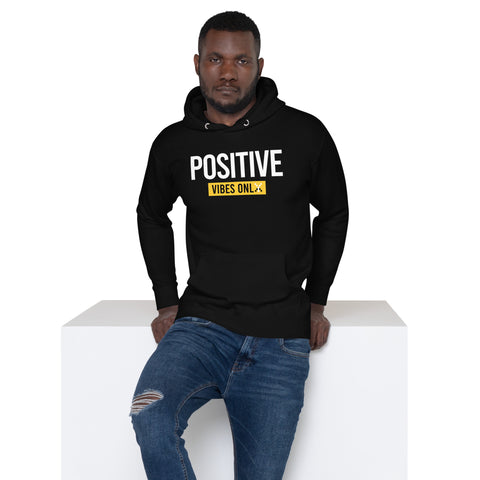 Teesafrique Sustainable Positive Vibes Only Unisex Hoodie