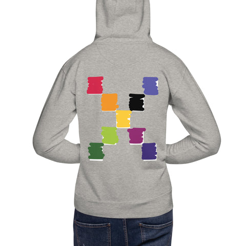 Teesafrique Sustainable Brushstroke Unisex Graphic Print Hoodie