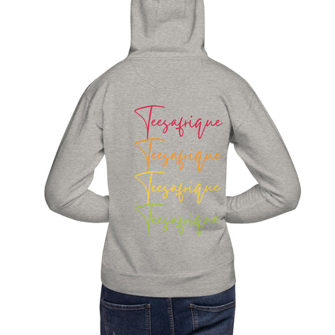 Teesafrique Sustainable Script Unisex Graphic Print Hoodie