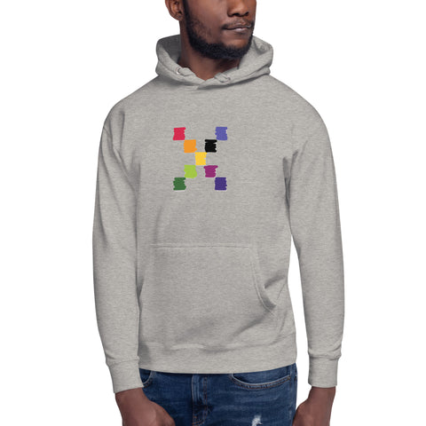 Teesafrique Sustainable Brushstroke Unisex Graphic Print Hoodie