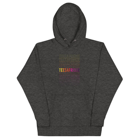 Teesafrique Rainbow Graphic Print hoodie with kangooroo pockets