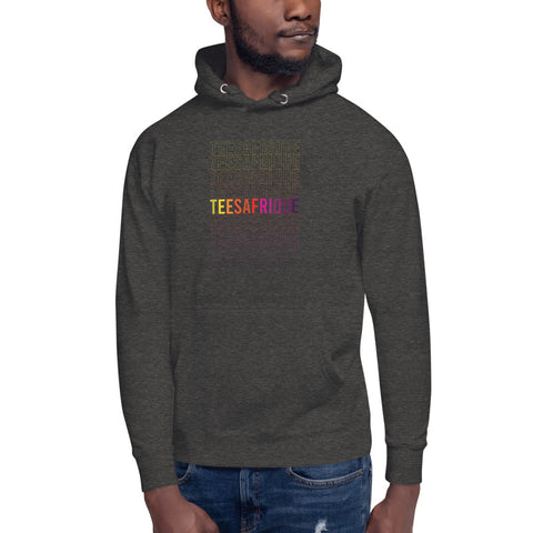 Teesafrique Graphic Rainbow Print Men's Hoodie