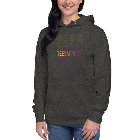 Teesafrique Graphic Rainbow Print Women's Hoodie