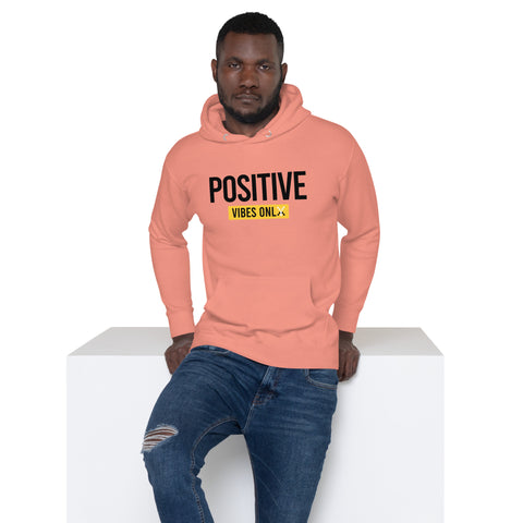 Teesafrique Sustainable Positive Vibes Only Unisex Hoodie