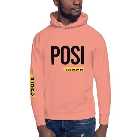 Teesafrique Sustainable Positive vibes Only Unisex Hoodie