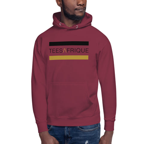 Teesafrique Classic Band Script Logo Print Men's Hoodie