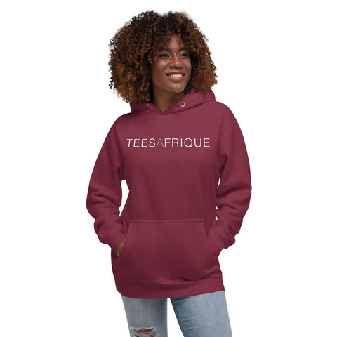 Teesafrique Large Classic Script Logo Women's Hoodie