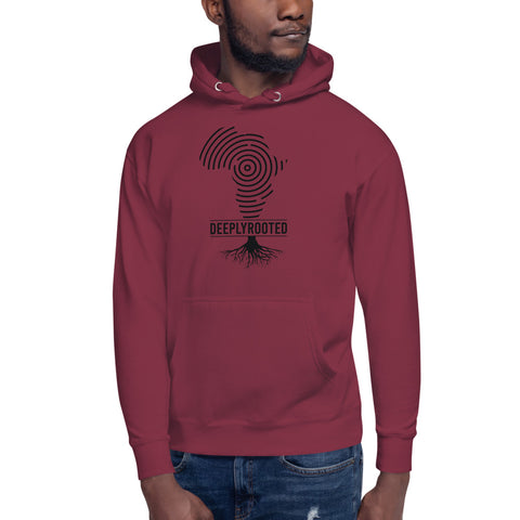 Teesafrique Deeply Rooted Print Men's Hoodie