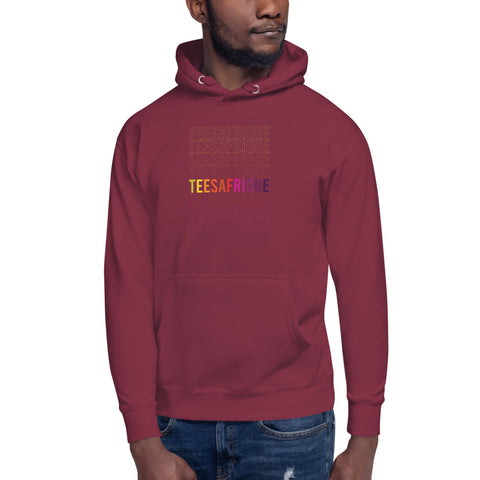 Teesafrique Graphic Rainbow Print Men's Hoodie