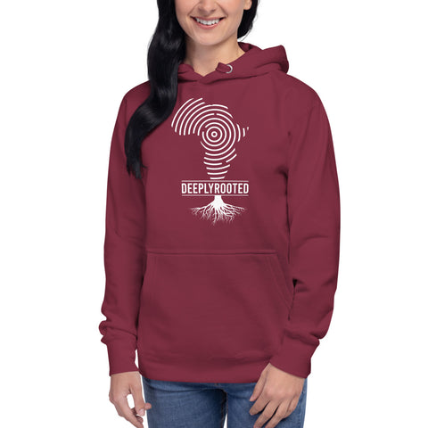 Teesafrique Deeply Rooted Print Women's Hoodie