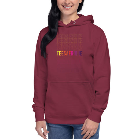 Teesafrique Graphic Rainbow Print Women's Hoodie