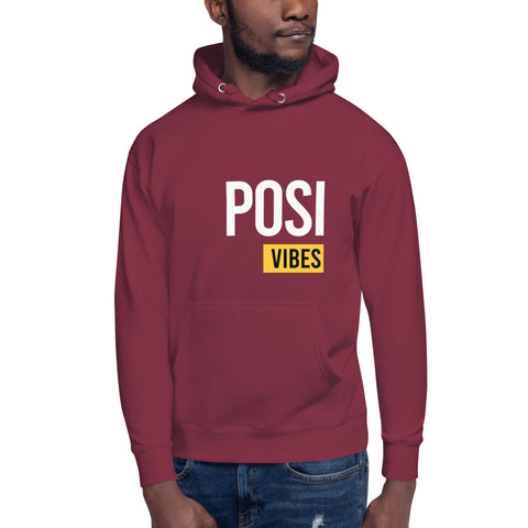 Teesafrique Sustainable Positive Vibes Only Unisex Hoodie