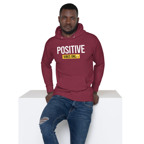 Teesafrique Sustainable Positive Vibes Only Unisex Hoodie