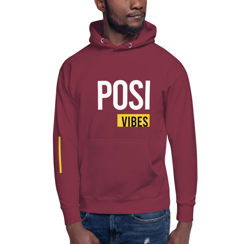 Teesafrique Sustainable Positive vibes Only Unisex Hoodie