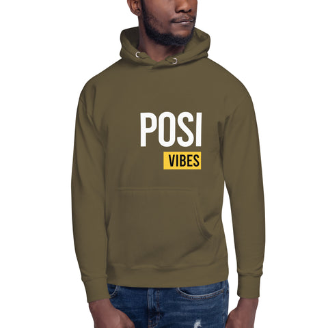 Teesafrique Sustainable Positive Vibes Only Unisex Hoodie