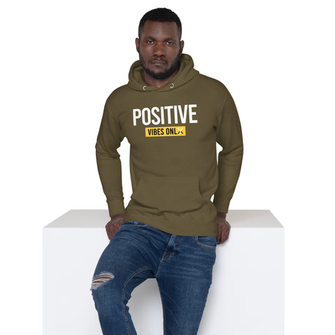 Teesafrique Sustainable Positive Vibes Only Unisex Hoodie