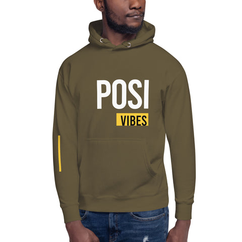 Teesafrique Sustainable Positive vibes Only Unisex Hoodie