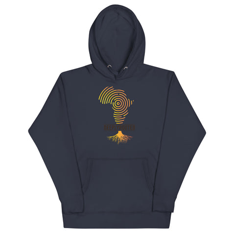 Teesafrique Deeply Rooted Print Men's Hoodie