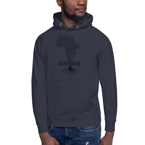 Teesafrique Deeply Rooted Print Men's Hoodie
