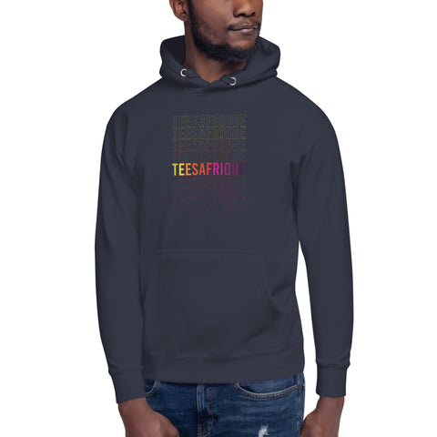 Teesafrique Graphic Rainbow Print Men's Hoodie