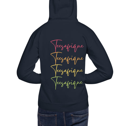 Teesafrique Sustainable Script Unisex Graphic Print Hoodie