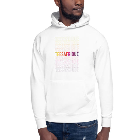 Teesafrique Graphic Rainbow Print Men's Hoodie
