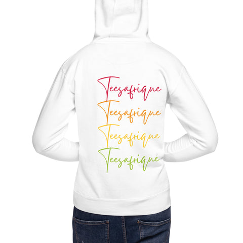 Teesafrique Sustainable Script Unisex Graphic Print Hoodie