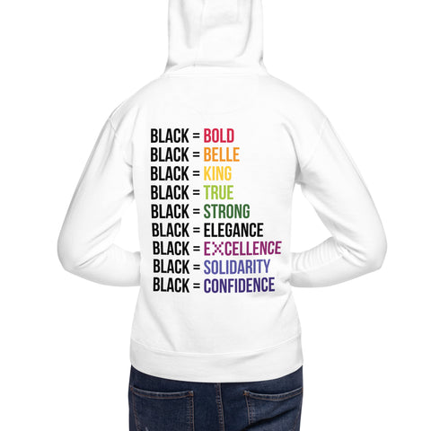 Teesafrique Sustainable Black Is Statement Unisex Hoodie