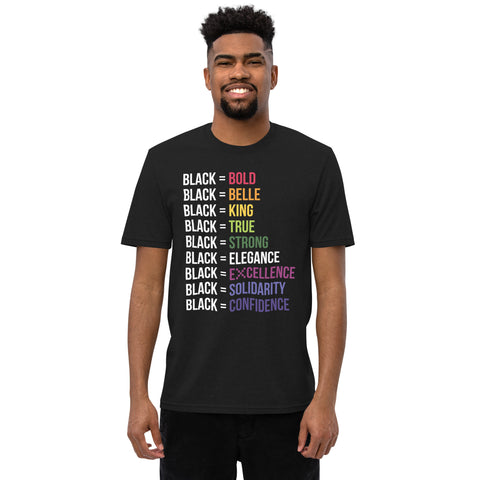 Teesafrique Sustainable  Black is Statement piece Unisex recycled t-shirt