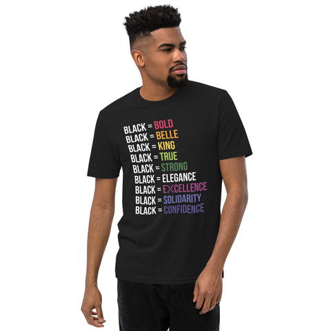 Teesafrique Sustainable  Black is Statement piece Unisex recycled t-shirt