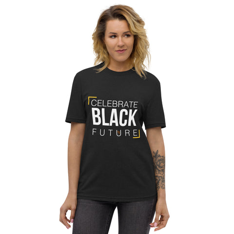 Teesafrique Sustainable Celebrate Black Future Statement piece bL Unisex recycled t-shirt