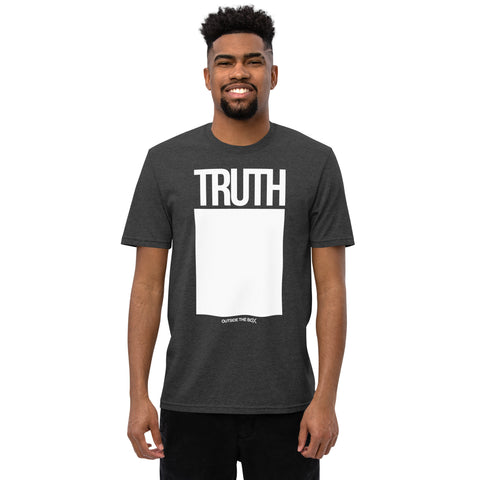 Teesafrique Sustainable Truth Outside the box Statement Unisex recycled t-shirt